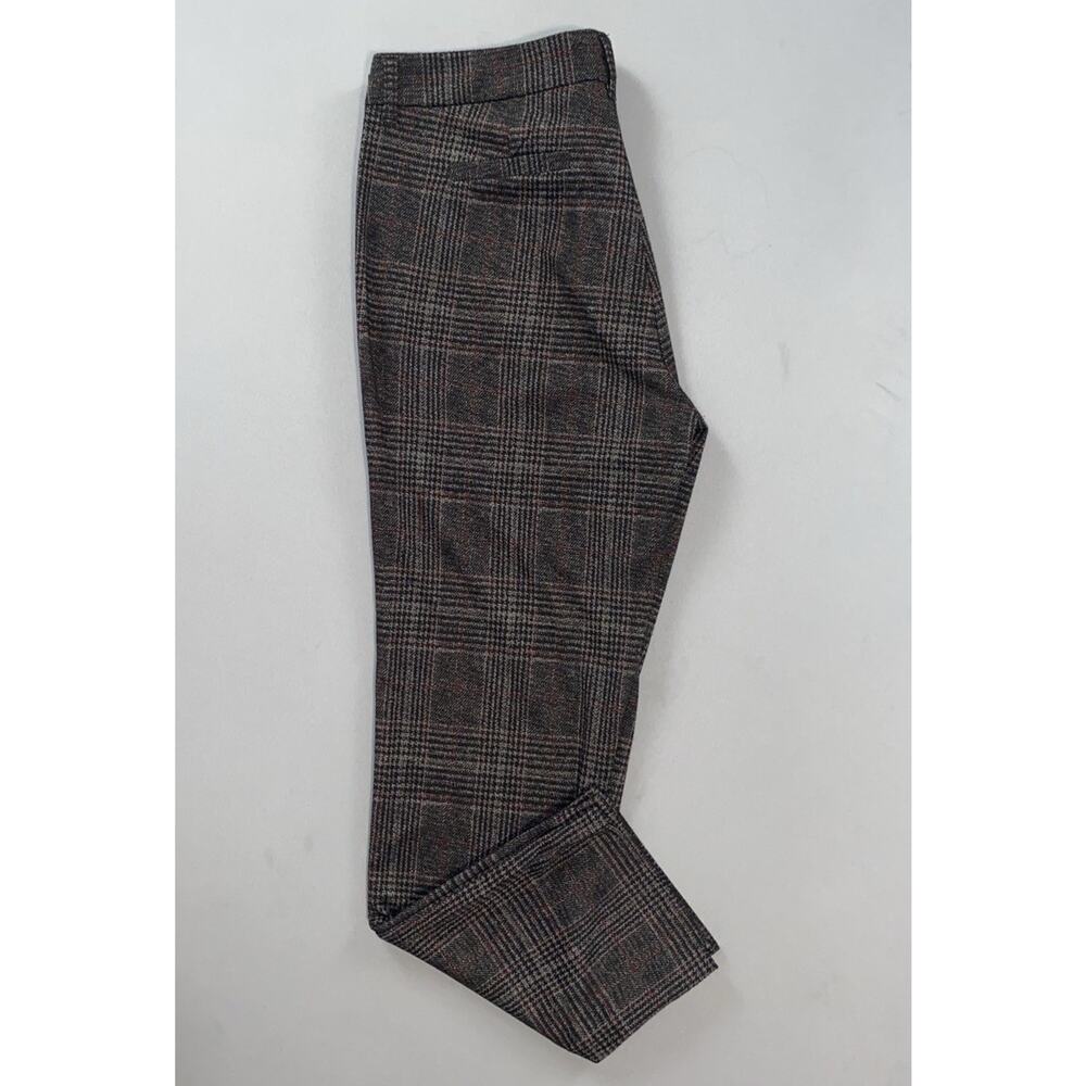 Liverpool Jeans Co Tapered Ankle Flannel Feel Pants, Trousers. Plaid, Women's 12 - Picture 2 of 9